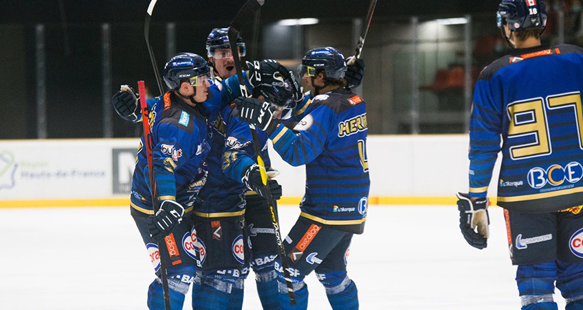 Les joueurs de Dunkerque jubilent, par Corsaires de Dunkerque