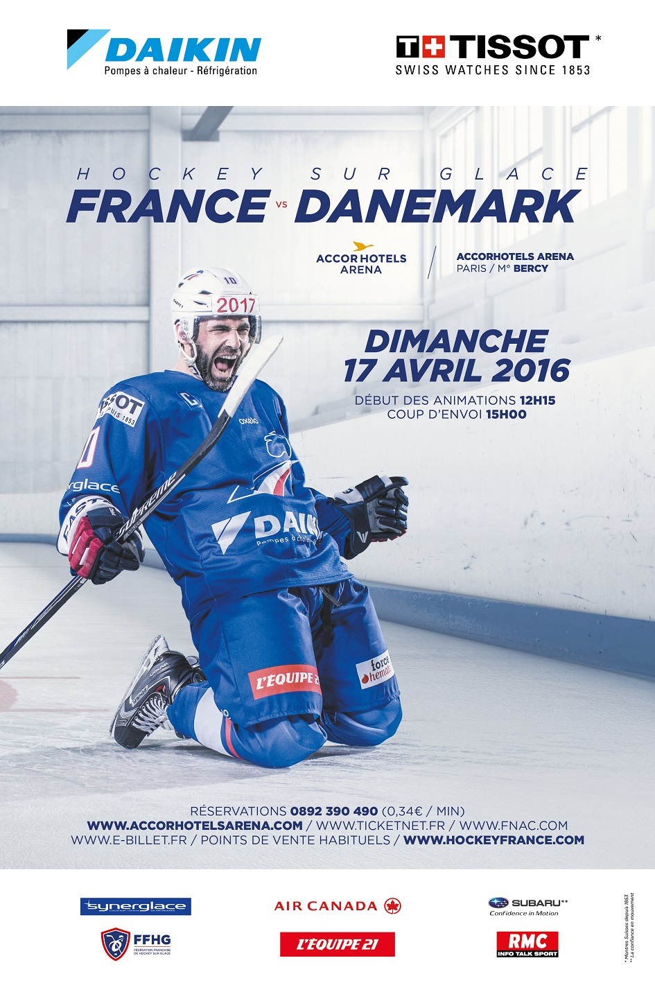 Affiche France - Danemark