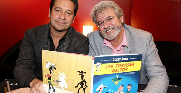 Hervé Darmenton en compagnie de Laurent Gerra