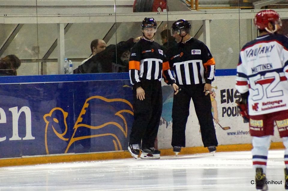 Laurent Garbay en action sur la glace