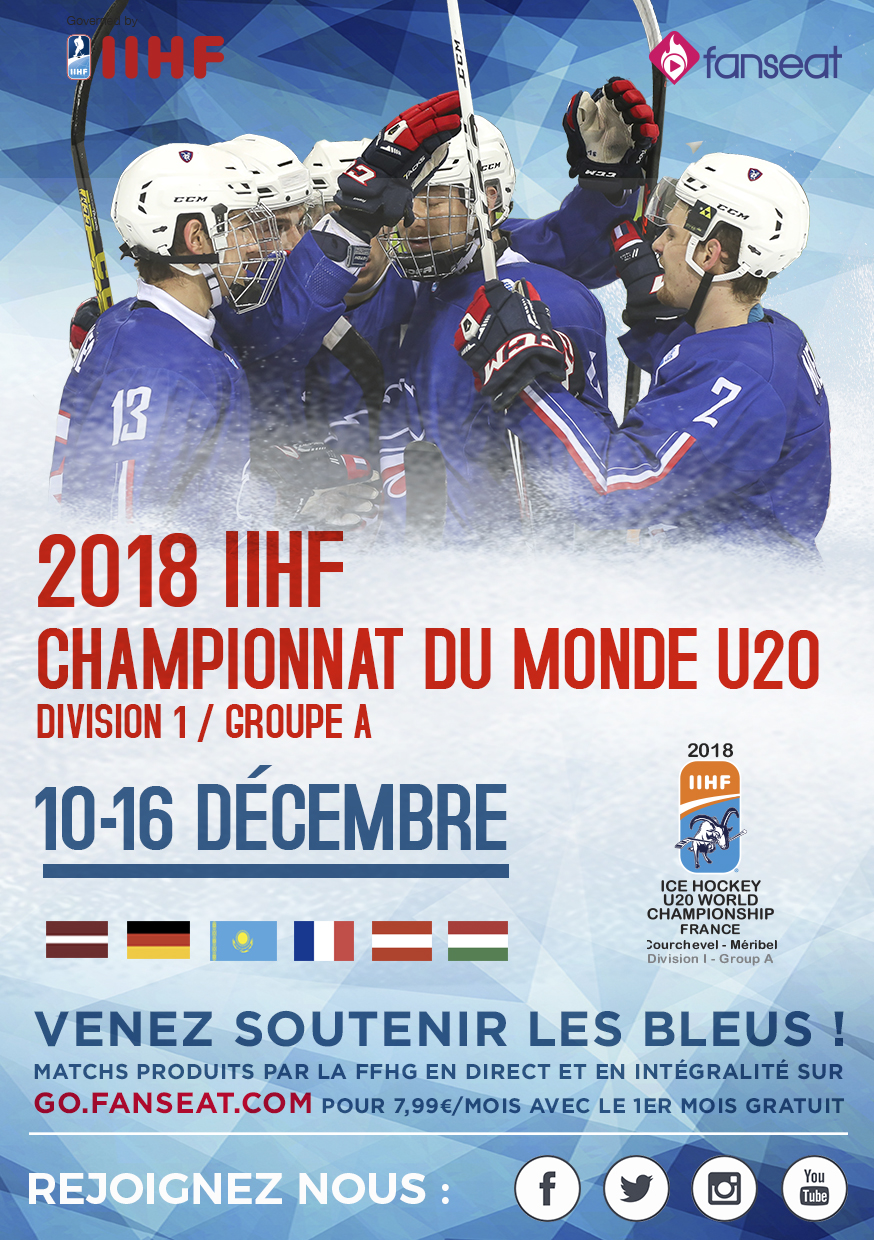 Affiche Mondial U20 D1A à Méribel et Courchevel