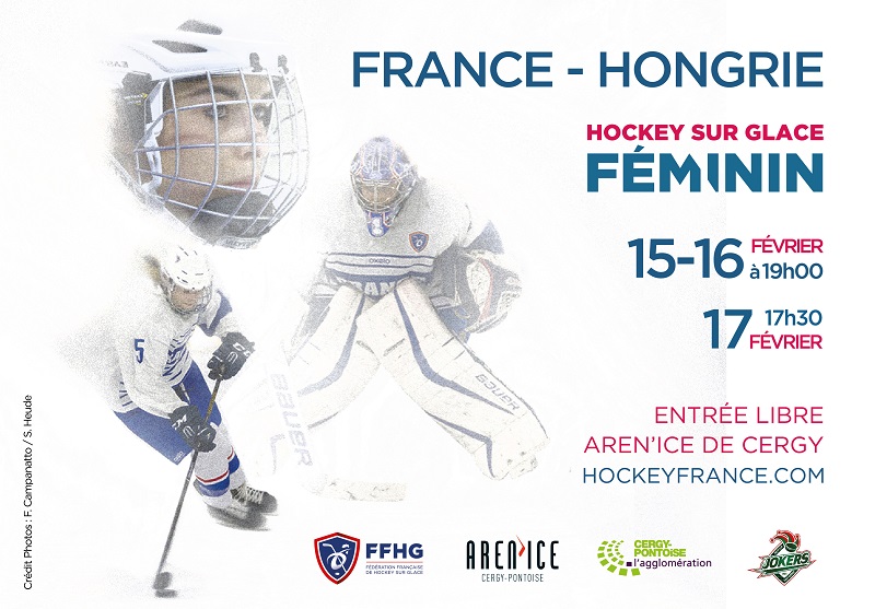 Affiche France-Hongrie à l'Aren'Ice