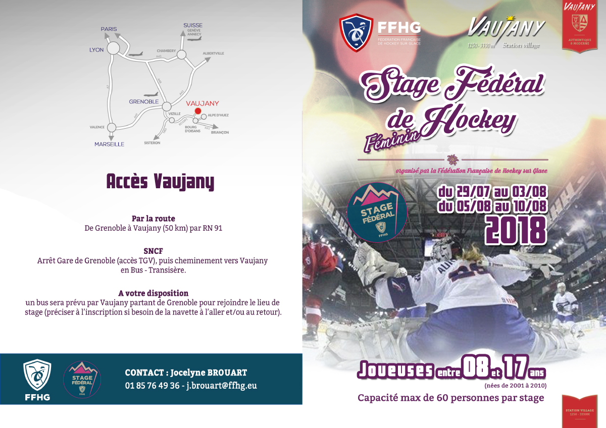 Plaquette stage Vaujany