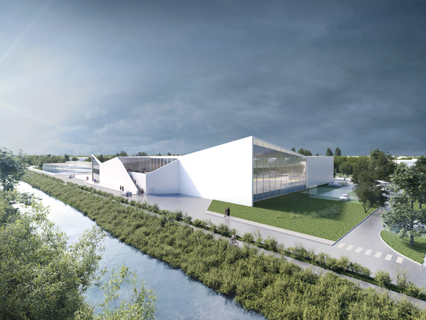 Projet de la future patinoire de Louviers en image