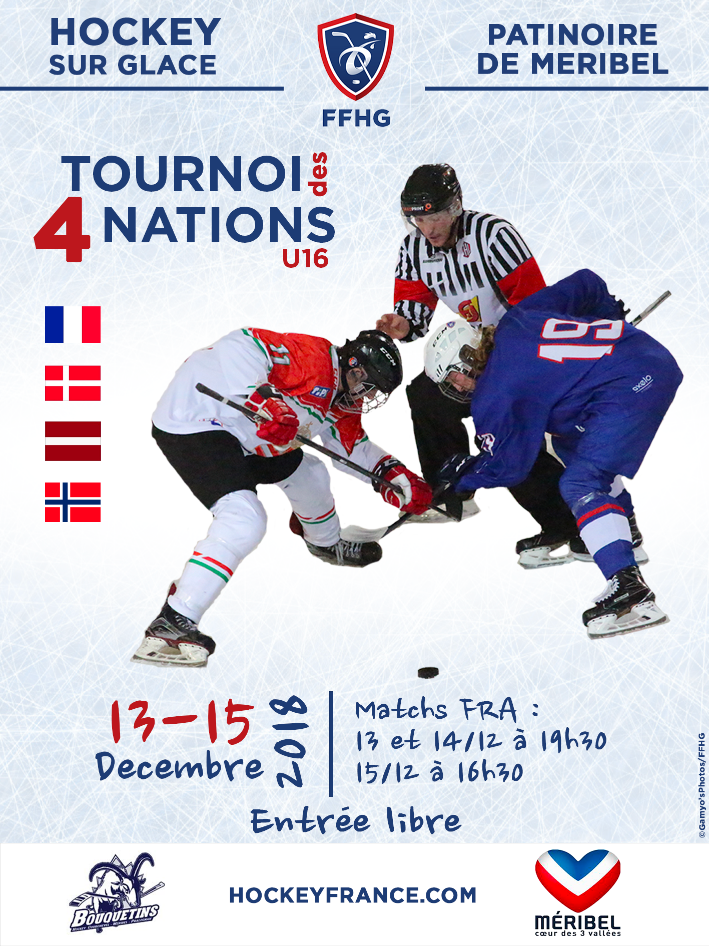 Tournoi 4 Nations U16 à Méribel