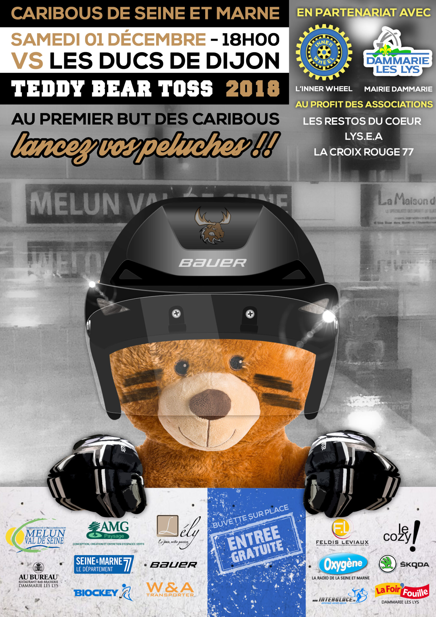 Opération peluches pour les Caribous