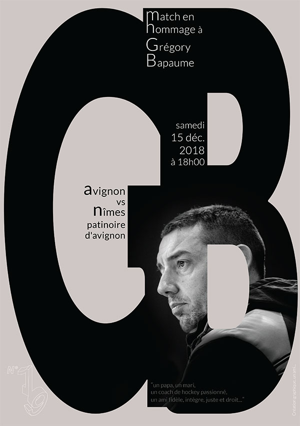 Ce samedi, les Castors d'Avignon rendront hommage à Grégory Bapaume