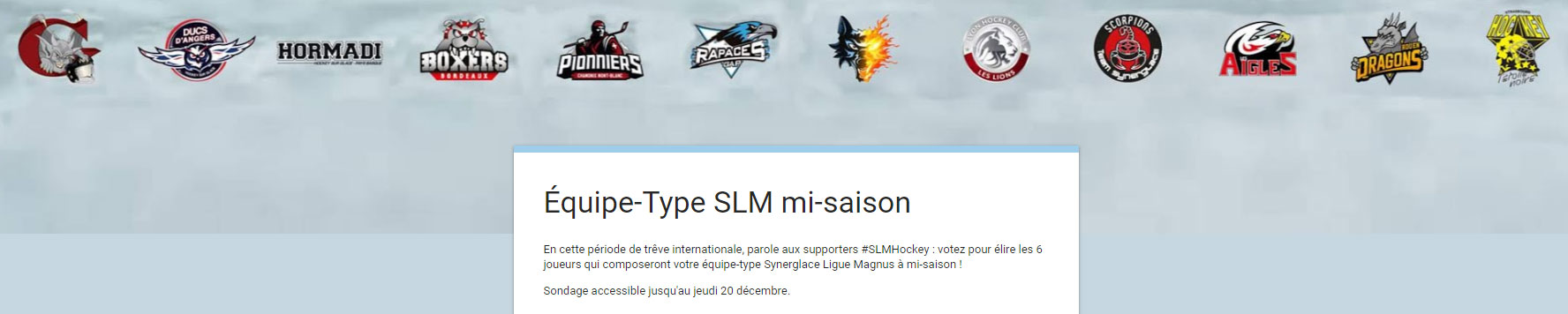 Composez votre équipe-type à la mi-saison !