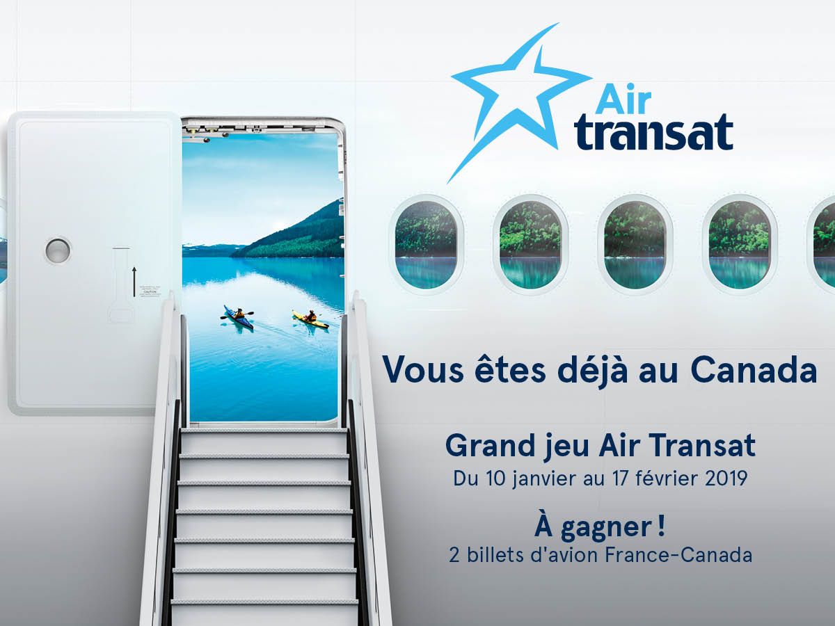 Jeu-conours Air Transat