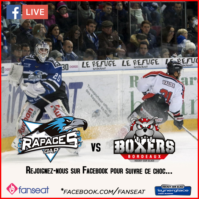 Suivez Gap-Bordeaux en direct sur la page Facebook de Fanseat !
