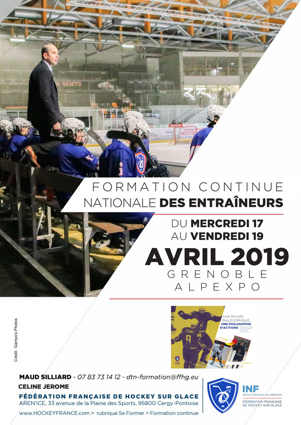 Affiche Formation continue des entraineurs 2019