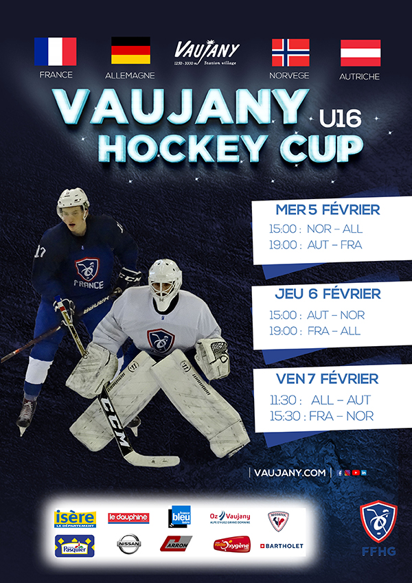 Affiche Vaujany Nations U16 Février 2020
