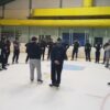 Exercice sur glace à Reims