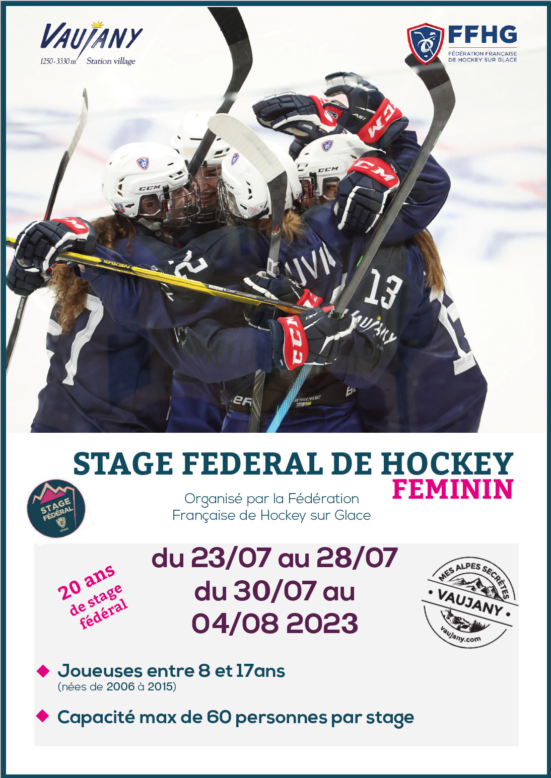 Plaquette Vaujany Stage fédéral